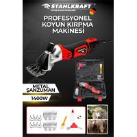 STAHLKRAFT STH 5668 PLUS Kademe Ayarlı Metal Şanzıman Koyun Kırkma Mak