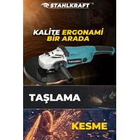 STAHLKRAFT STH 9886 230 mm 2200 Watt Metal Şanzumanlı Tam Otomatik Taşlama